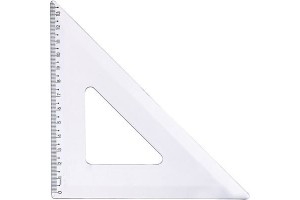 ESQUADRO ACRINIL 45X21CM