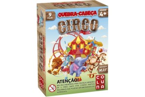 QUEBRA-CABECA MADEIRA CIRCO 9 PECAS