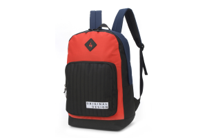 MOCHILA LUXCEL VERMELHA E PRETA UN