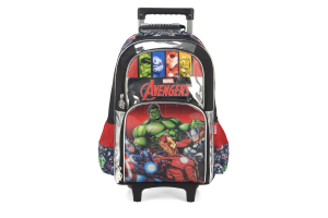 MOCHILA LUXCEL AVENGERS COM RODAS PRETO UN