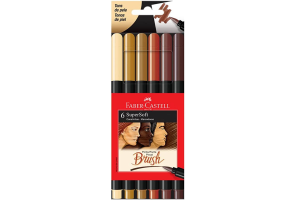 CANETA BRUSH SUPERSOFT - TONS DE PELE