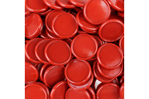 DISCO POP DISC G 31MM LISO COR:VERMELHO