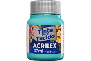 TINTA PARA TECIDO ACRILEX 37 ML TURQUESA