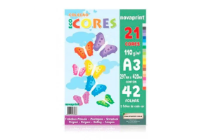 ECOCORES 21 CORES A4+23X32CM 42 FLS