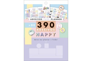 ADESIVO DECORADO TILIBRA HAPPY  BLOCO PARA PLANER 12F